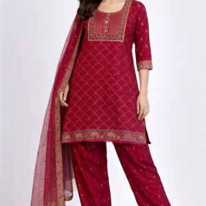 Ruby Grace Printed Kurta Palazzo